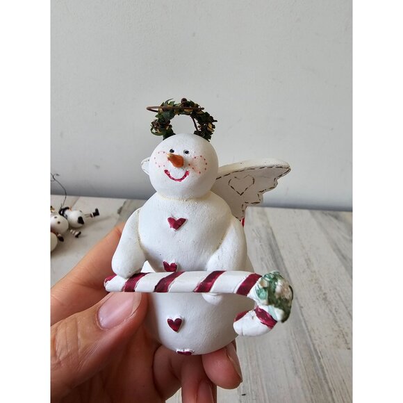 Sandi gore evans Angel snowman ornament hope candle candy cane Xmas tree - Picture 3 of 14